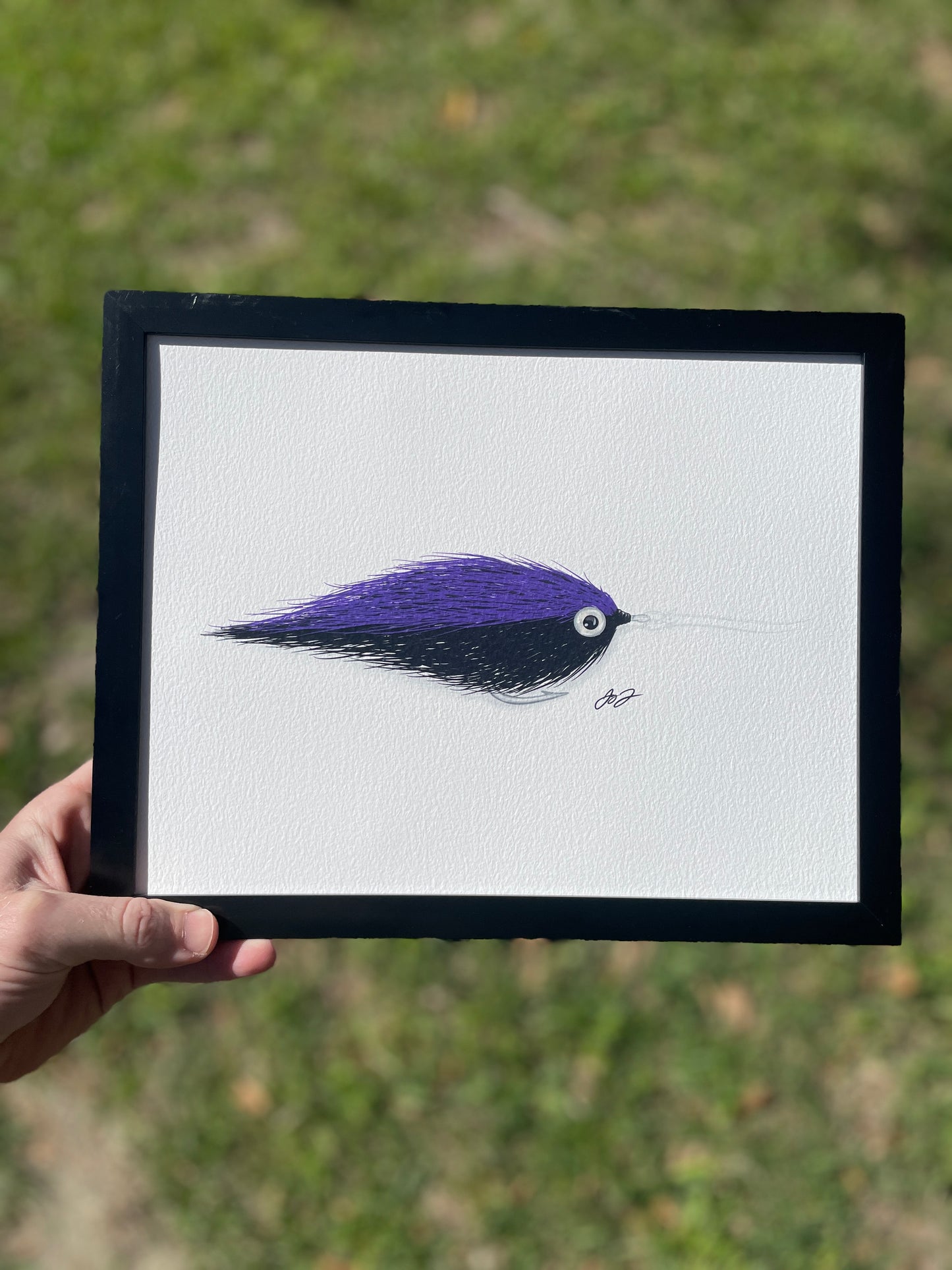 Open Edition: EP Baitfish Fly Print (frame not included)