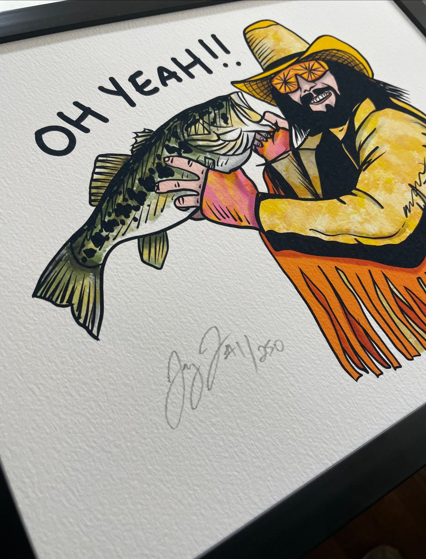 OH YEAH! Bass Print (Frame not Included)