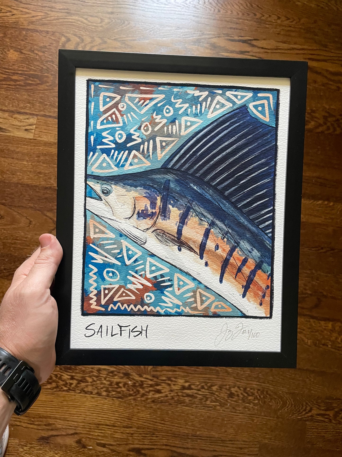 Sailfish Closeup Print Ed. of 100 (Frame not included)