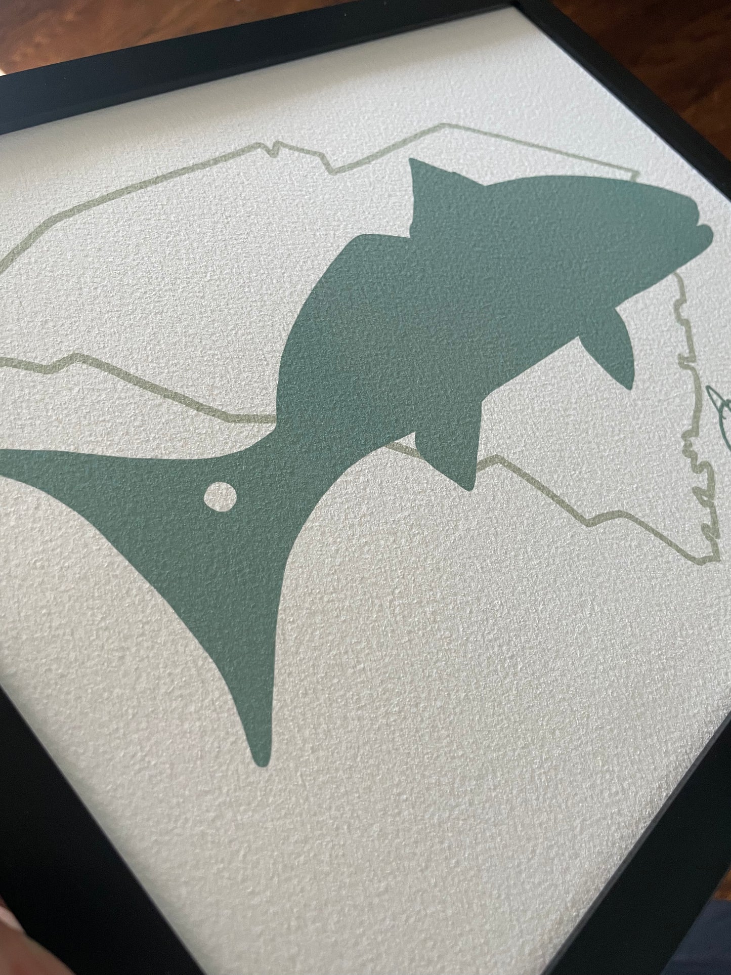 Open Edition: SC Redfish Print (Frame not included)