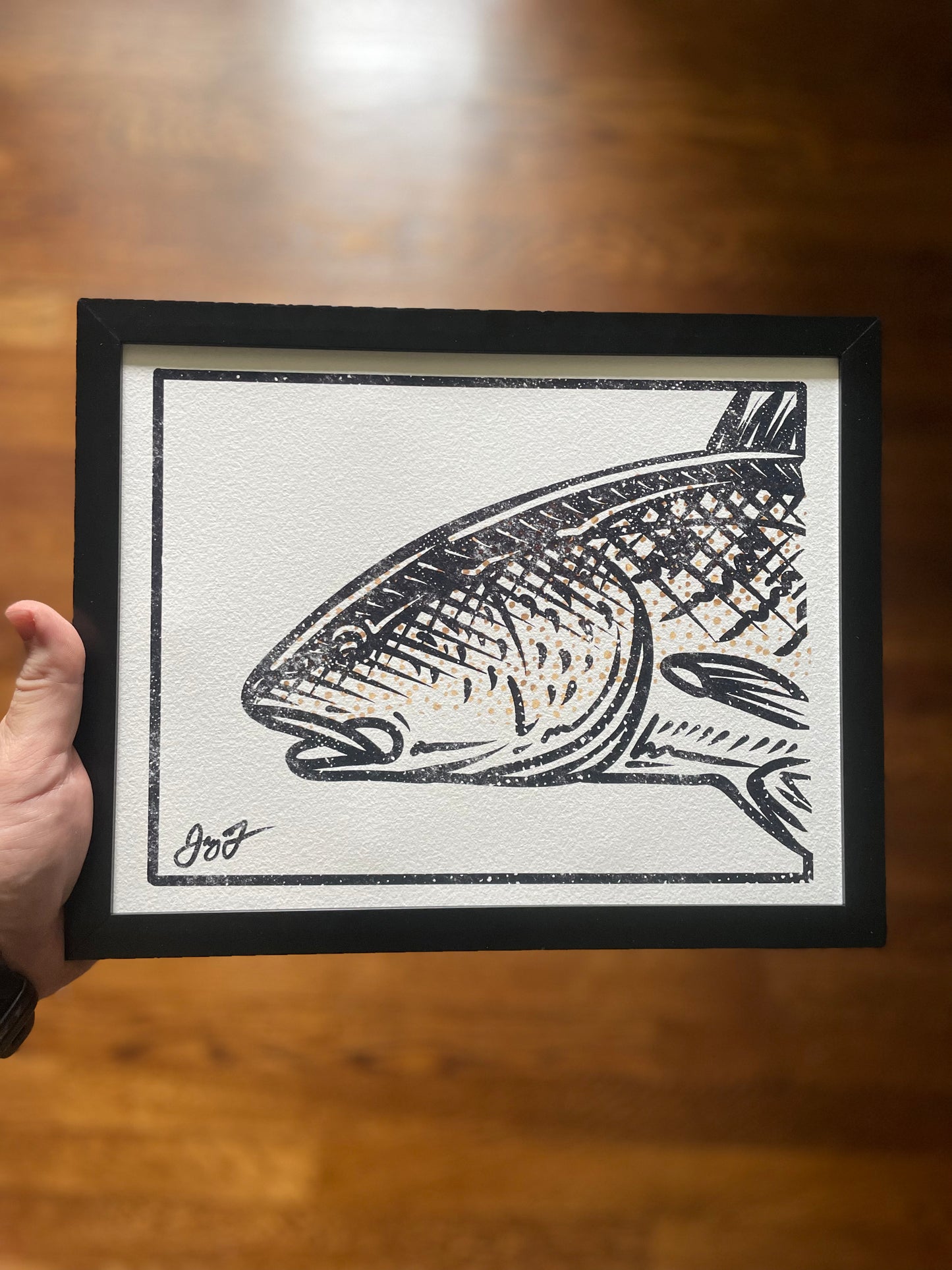 Open Edition: Redfish Head Print (Frame not included)