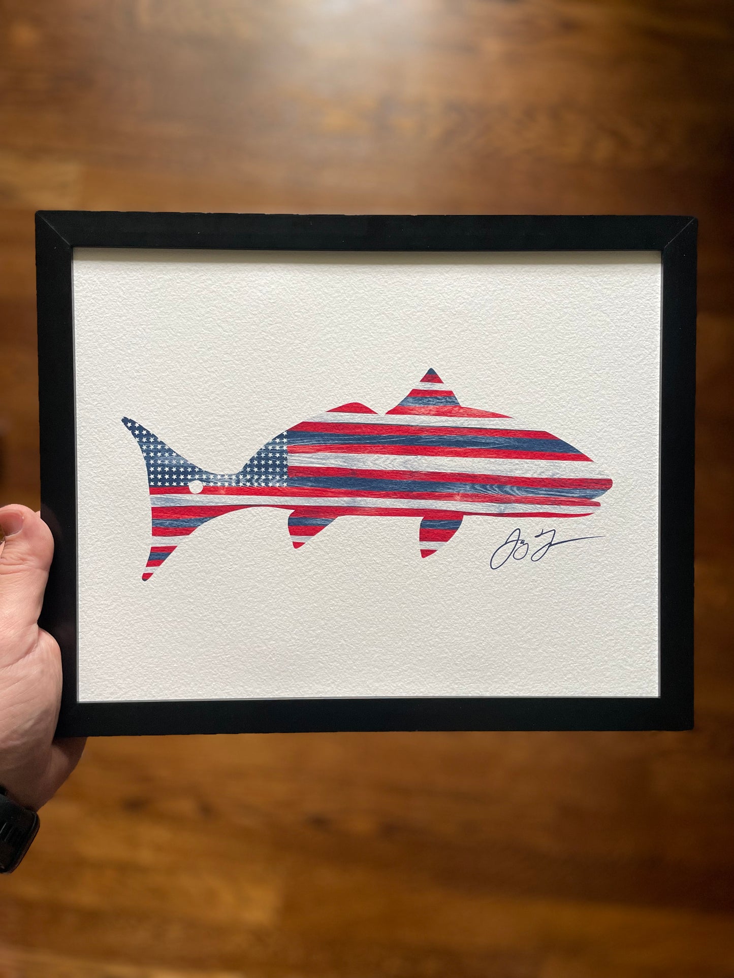 Open Edition: USA Redfish Print (Frame not included)