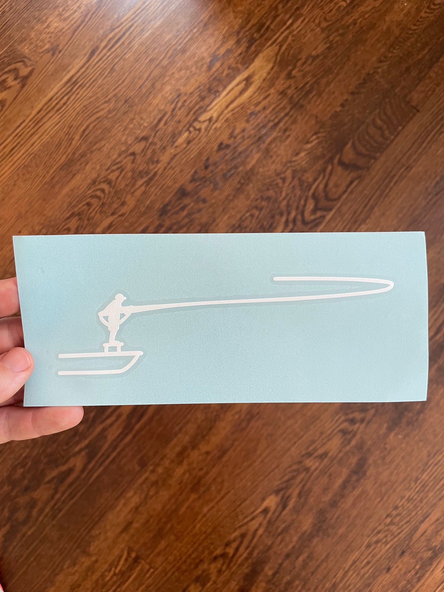 Send It Hail Mary Fly Cast Vinyl Cutout Decal