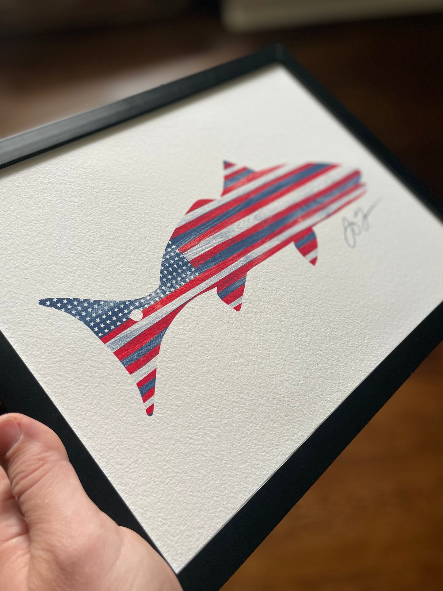 Open Edition: USA Redfish Print (Frame not included)
