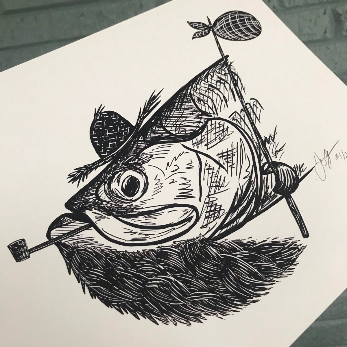 Old Traveler Tarpon Print - Jaybo Art