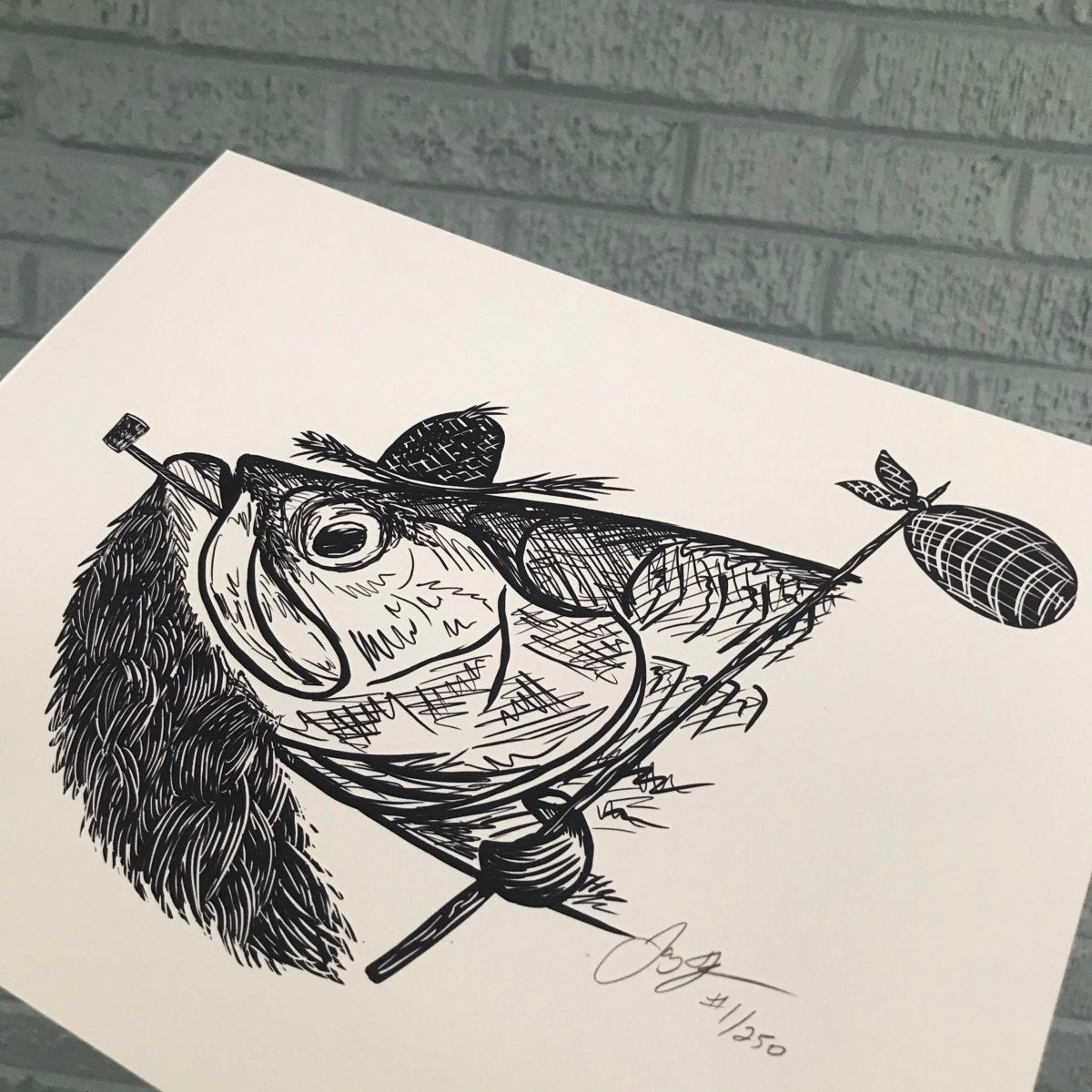 Old Traveler Tarpon Print - Jaybo Art